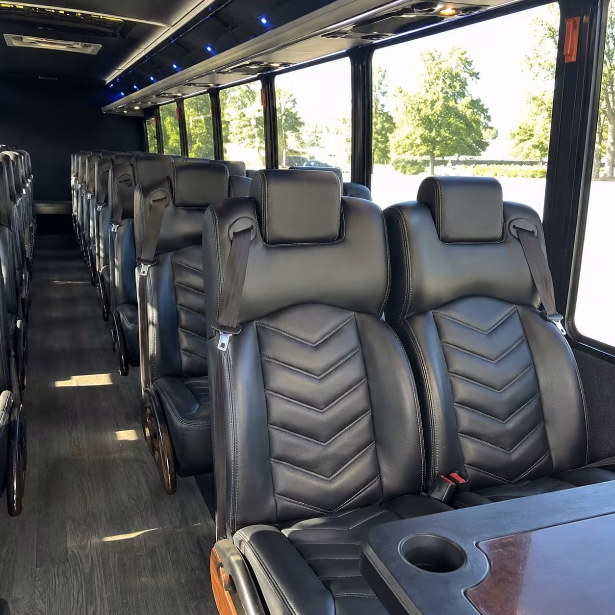35 passenger minibus interior