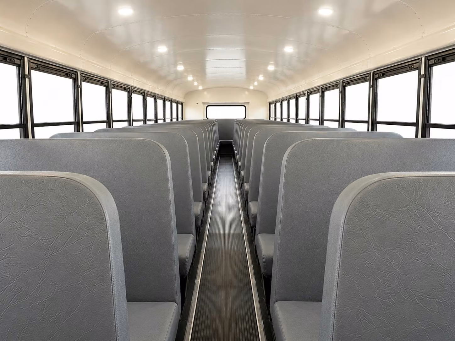 school bus interior
